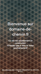 Mobile Screenshot of domaine-de-chervin.fr